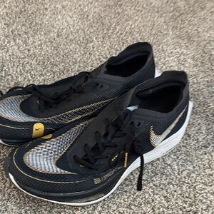 Nike women’s vapor fly Black and Gold Running Shoes